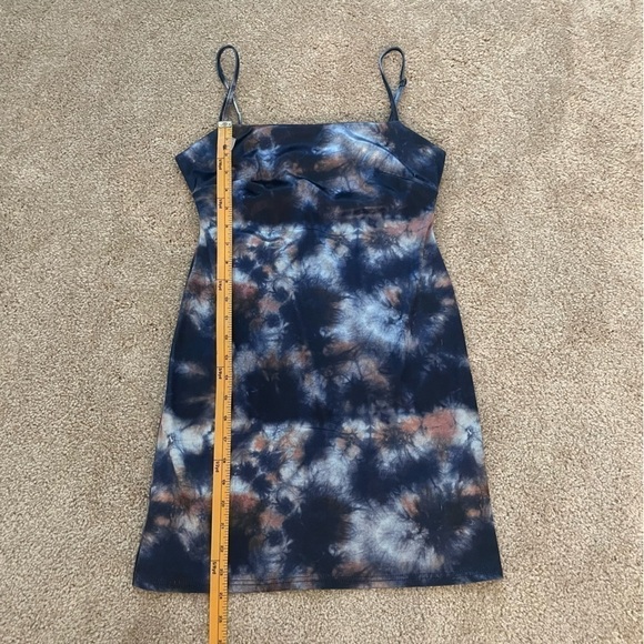 Urban Outfitters Metallic Tie-Dye Mini Dress Sleeveless Size Small - Picture 9 of 13
